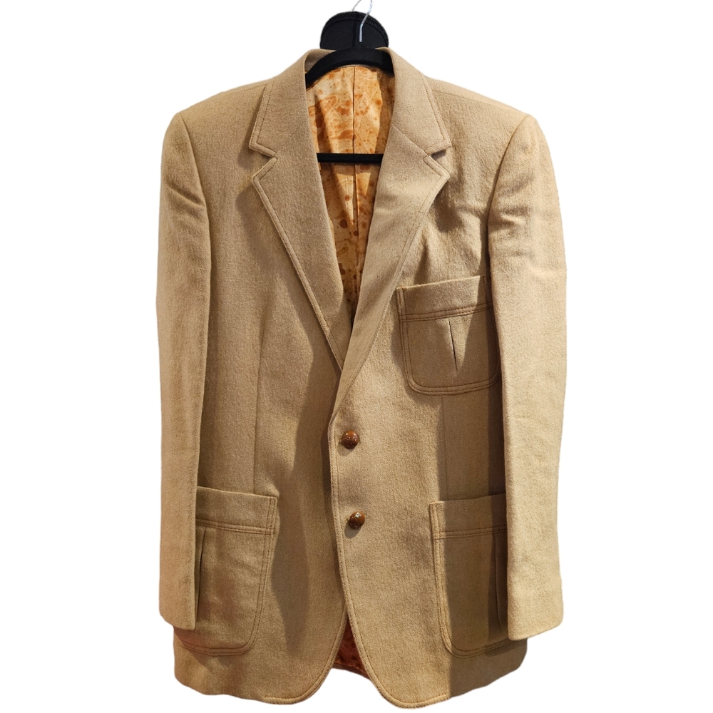 Camel Hair Vintage men's Blazer